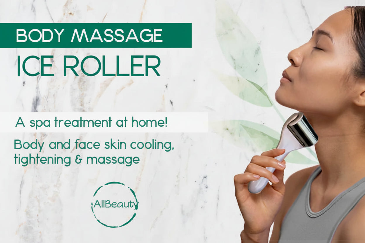 Isroller för Ansiktsmassage - Kylande Hudvård